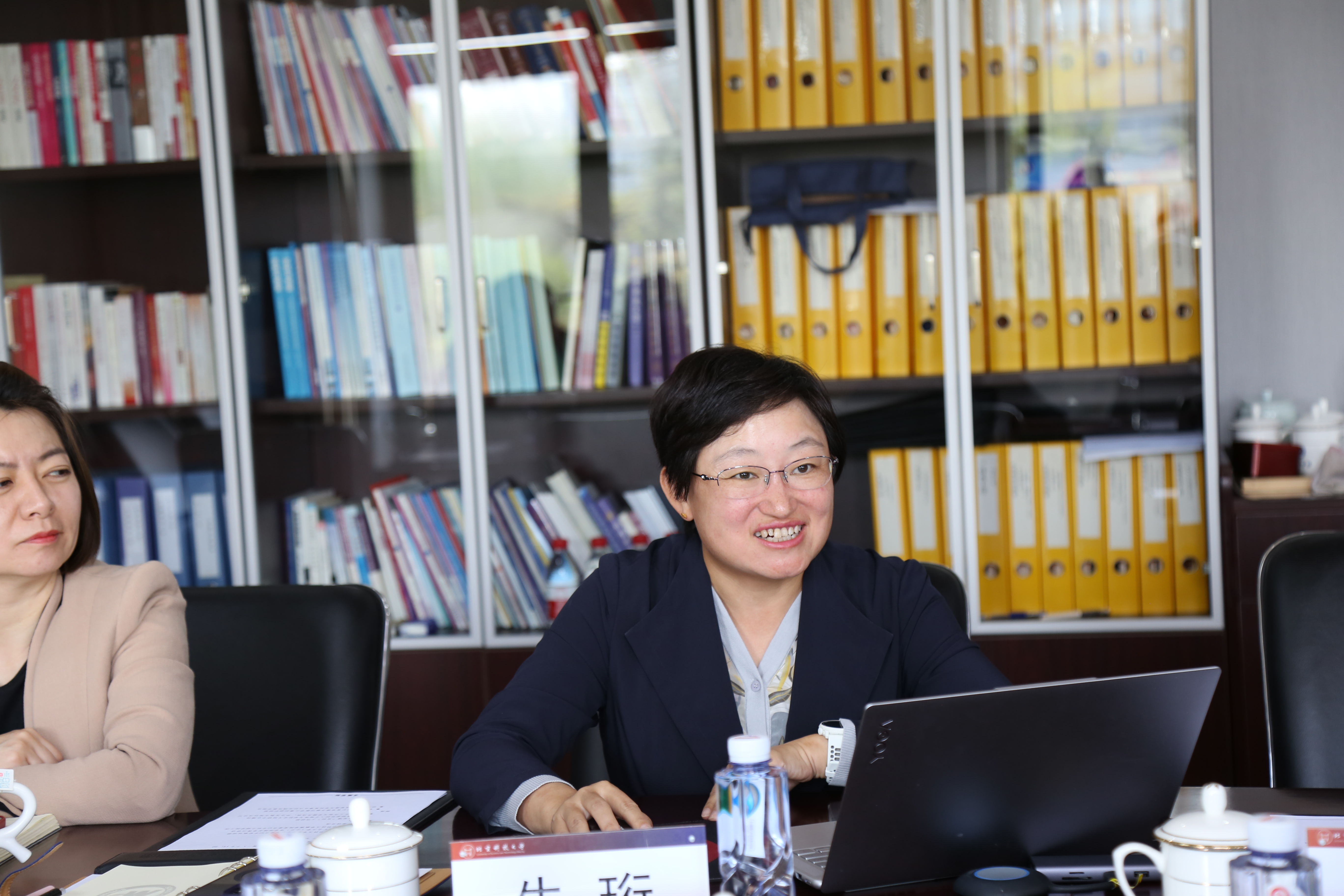 中国矿业大学(北京)理学院党委书记张蕊对我院的热情接待表示衷心感谢